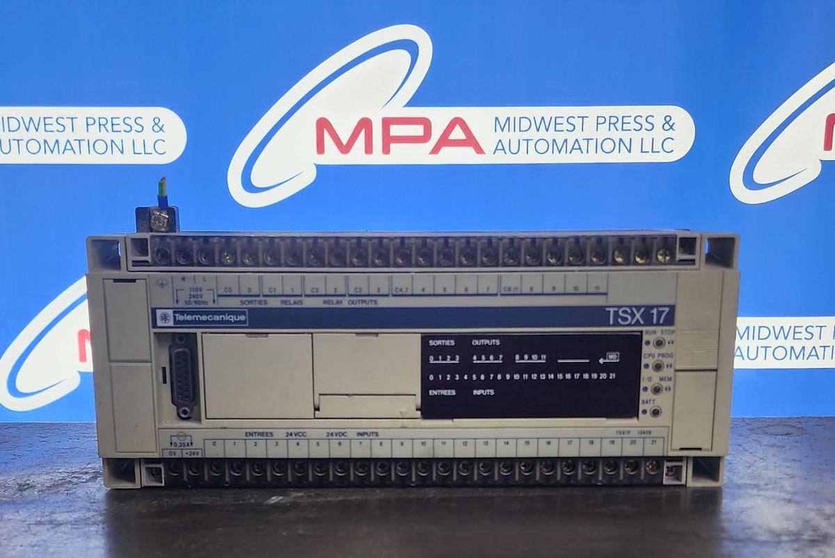 Used Telemecanique TSX1713428 TSX17 Controller