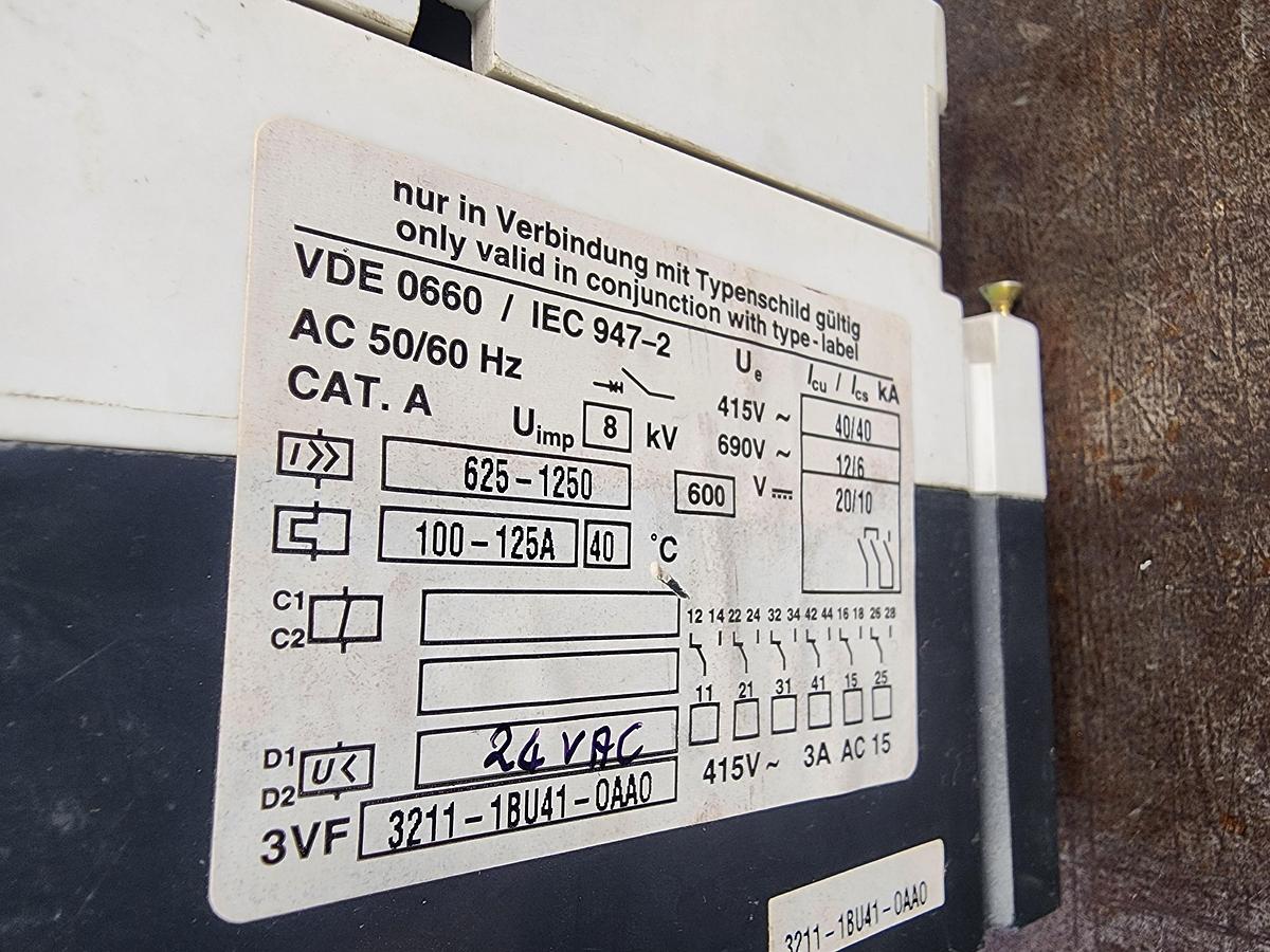 Used Siemens 3VF3211-1BU41-0AA0 Circuit Breaker
