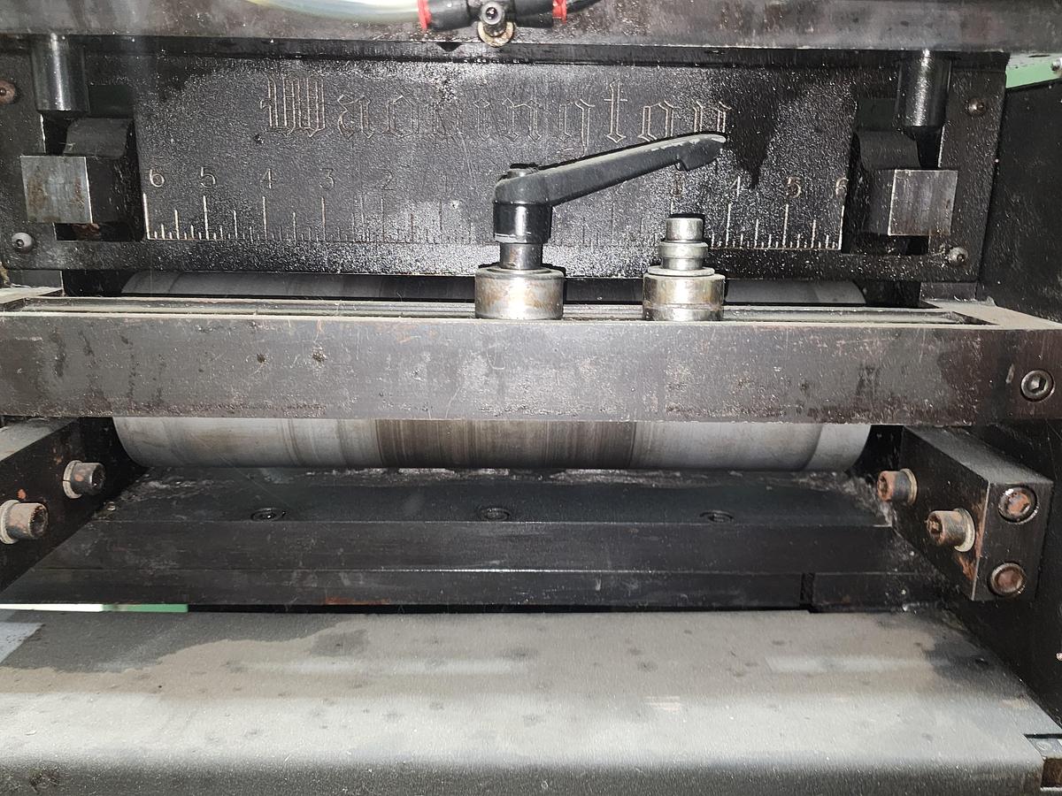 Used 12" WIDE PRF/WADDINGTON PRESS MOUNTED FEEDER