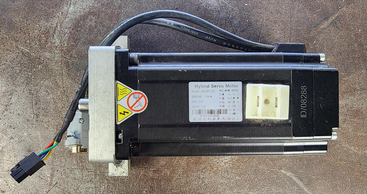 Used 86HBS120 Hybrid Servo Motor 12N.M 5.6A