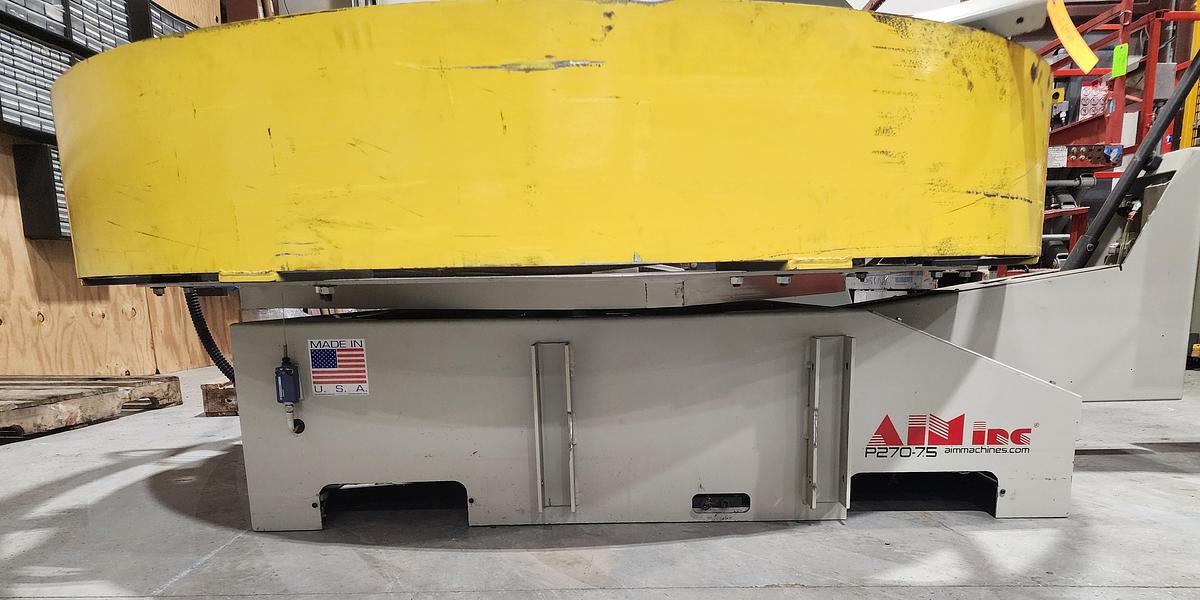 Used AIM INC. MODEL P270-7.5 WIRE DECOILER