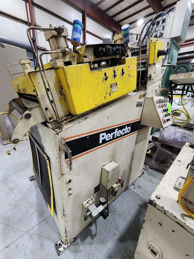 Used 15,000 LB x 30" WIDE PERFECTO COMPLETE COIL FEED LINE