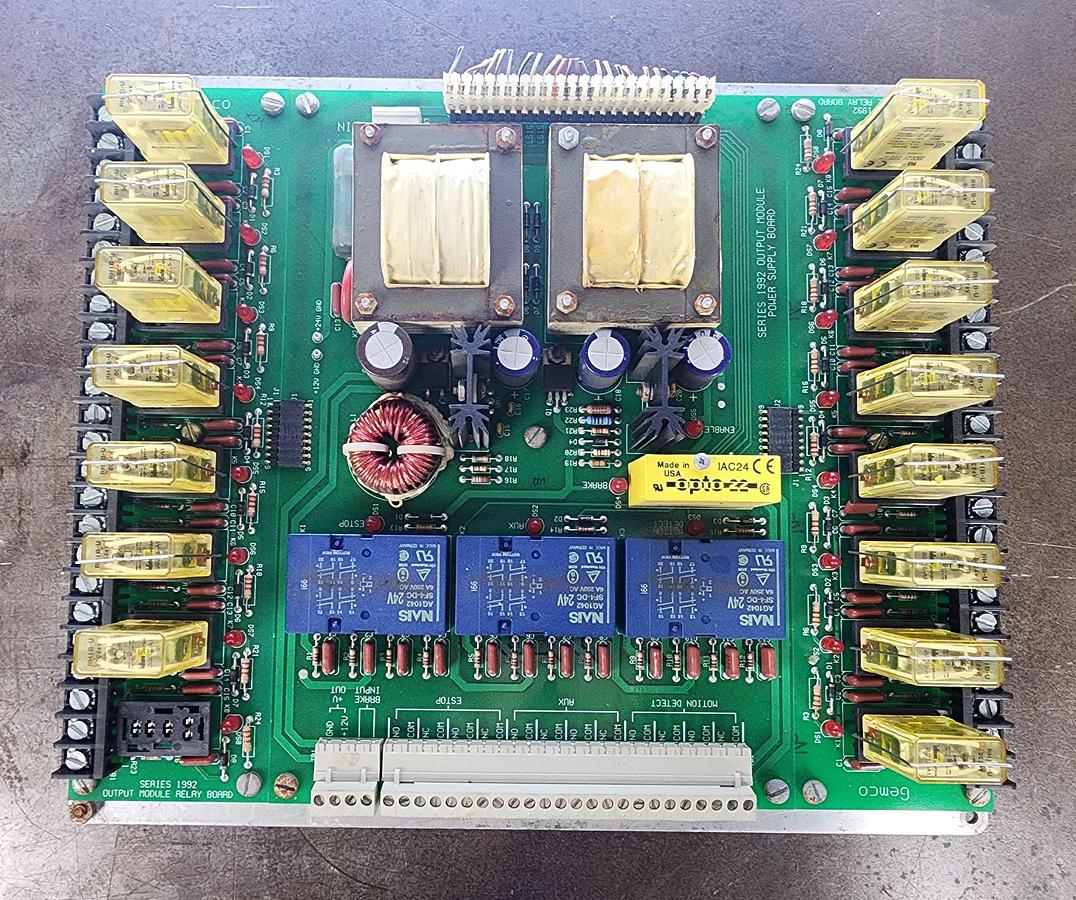 Used Gemco Series 1992 Output Module Relay Board