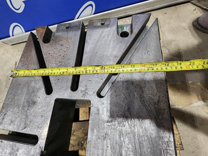 Used Bolster Plate off Minster # 5 / 29" x 18" x 4.5"