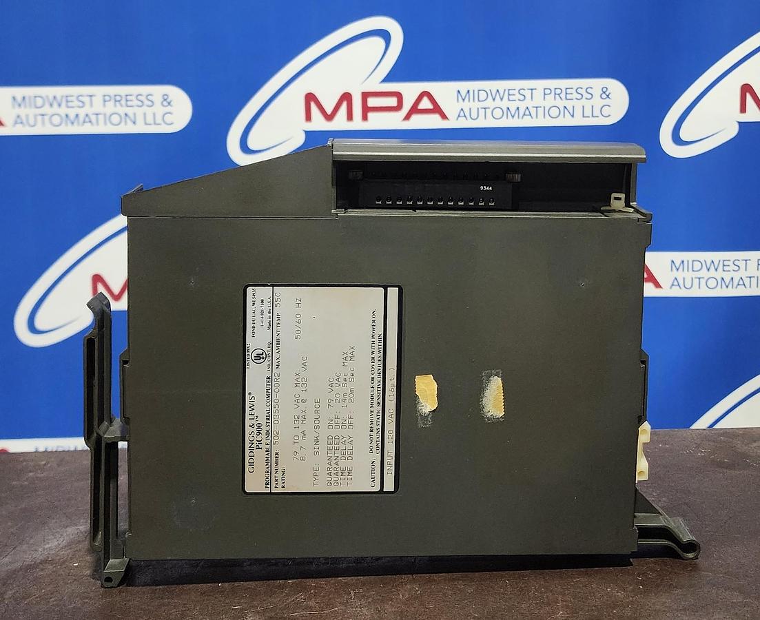 Used Giddings and Lewis 502-03550-00R2 PiC900 Input Module