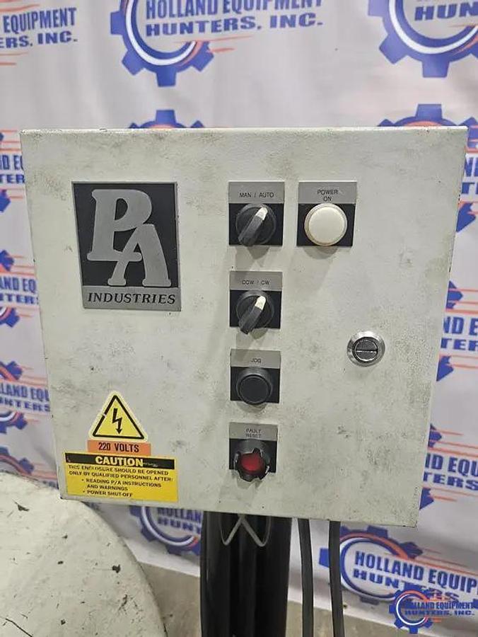 Used P/A Industries PR-6 Pallet Uncoiler, 6,000 Lbs