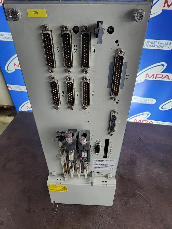 Used Siemens 6FC5410-0AY03-1AA0 Sinumerik 810D / 6FC5447-0AA00-0AA1