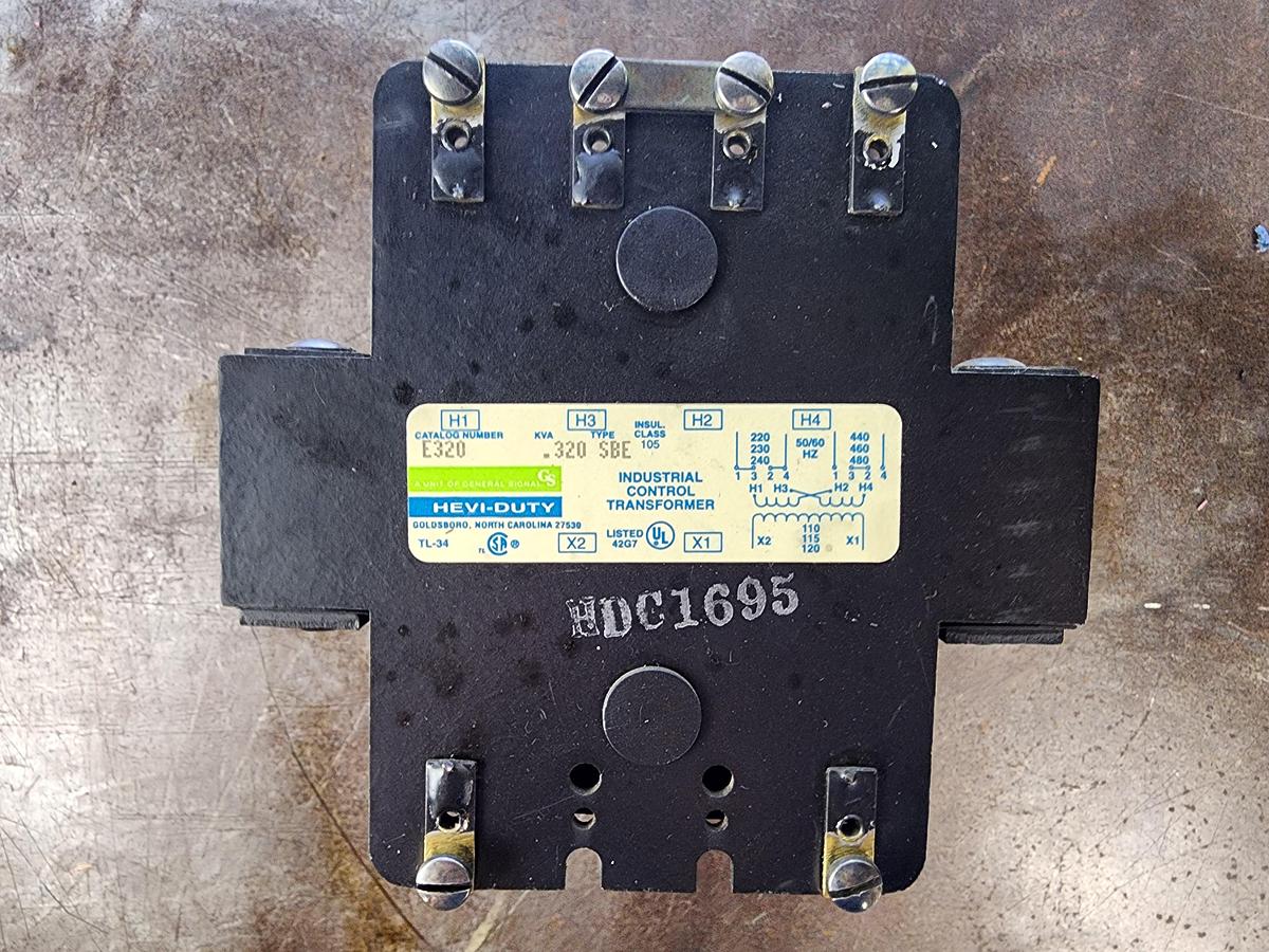 Used Hevi-Duty E320 .320 KVA Transformer