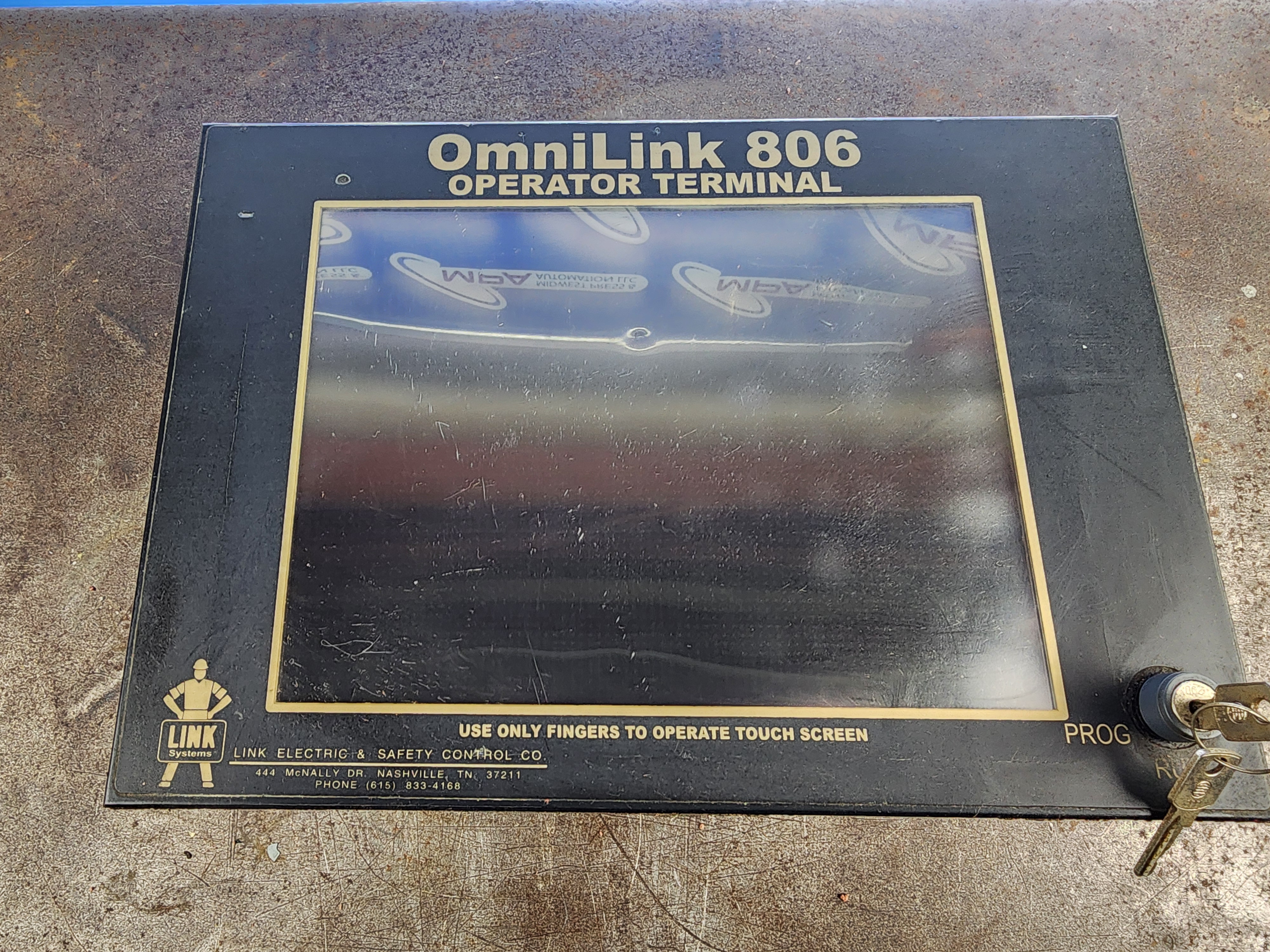 Used Link Electric OT-806 Omnilinnk 806 Operator Terminal