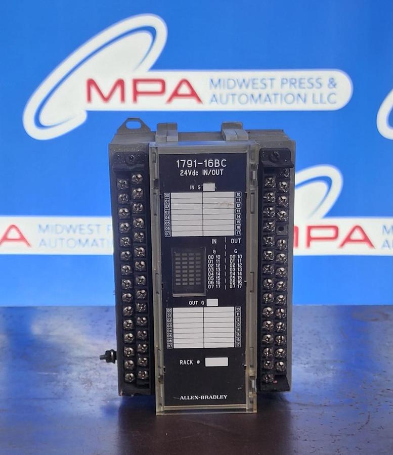 Used Allen-Bradley 1791-16BC 24 VDC IN/OUT I/O Module