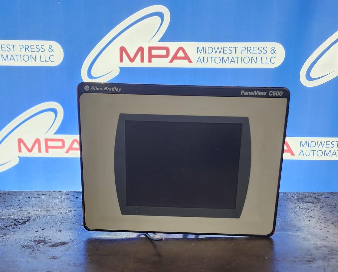 Used Allen-Bradley 2711C-T6C SER C REV A PanelView C600