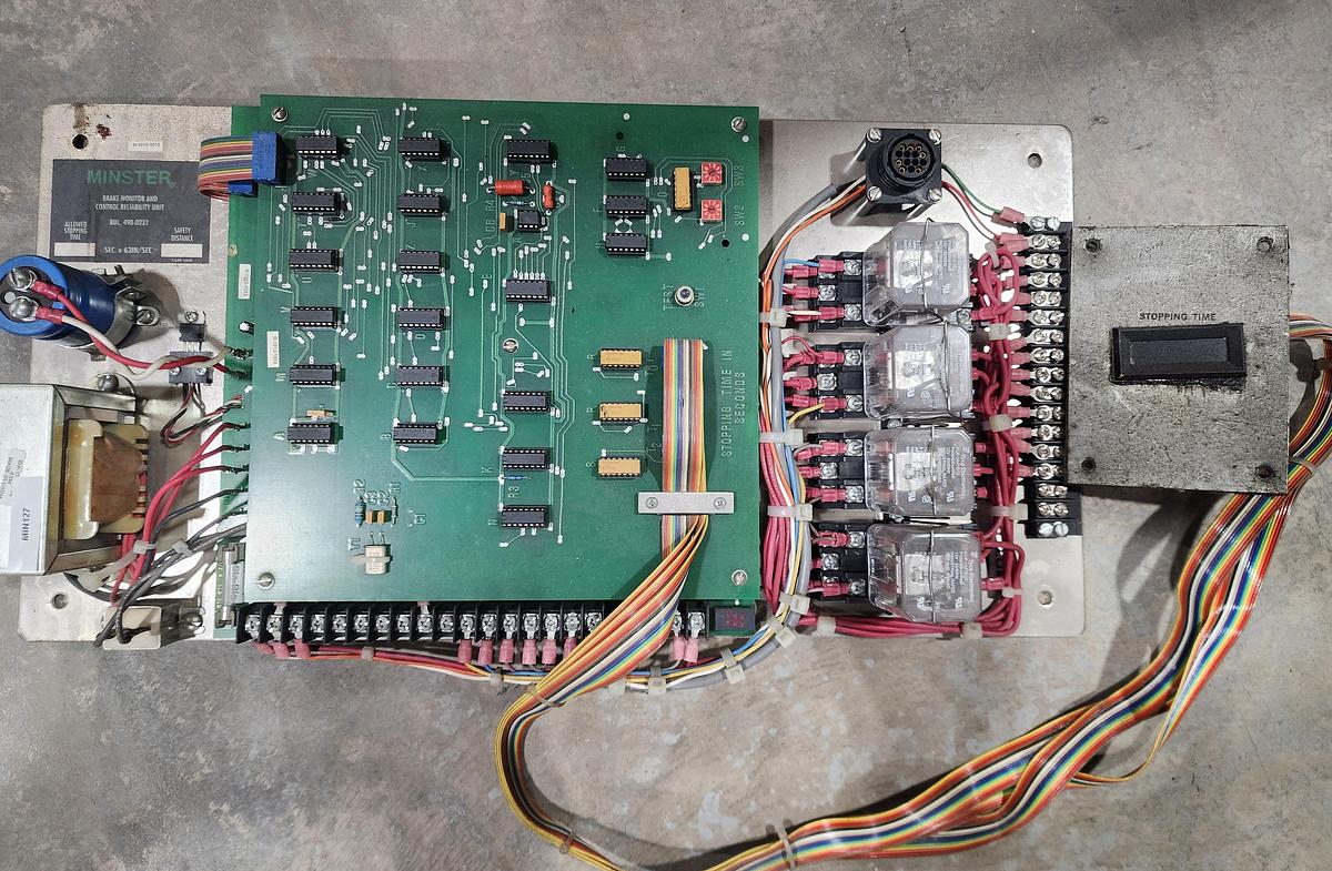 Used Minster 490-0232 Brake Monitor and Control Reliability Unit