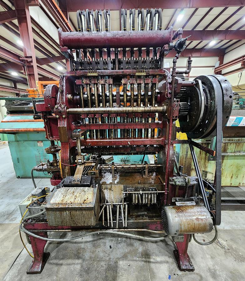 Used WATERBURY FARREL MODEL 1210 EYELET & TRANSFER PRESS