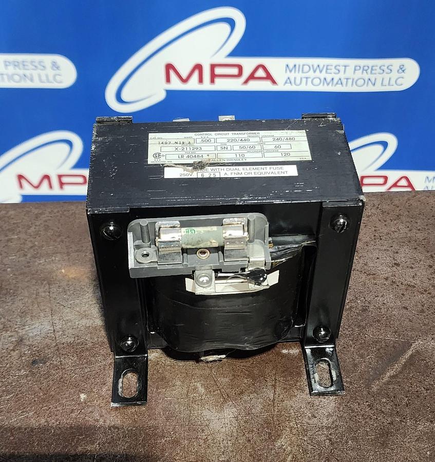 Used Allen-Bradley X-211293 .500 KVA 220/440 240/480 Transformer