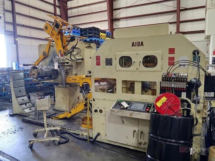 Used AIDA MODEL PMX-L2-6000(1) STRAIGHT SIDE PRESS & FEEDLINE