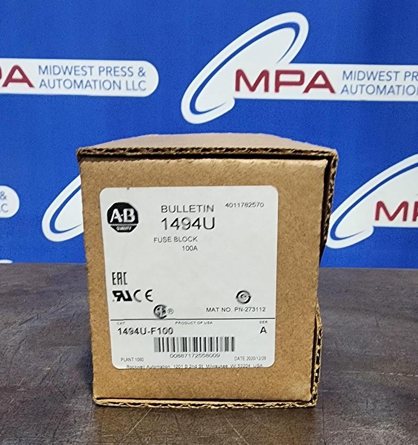 Used Allen-Bradley 1494U-F100 30 A 600 V Fuse Block