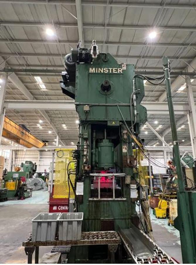 Used 200 TON MINSTER MODEL SC2-200-60-36 HEVI-STAMPER PRESS