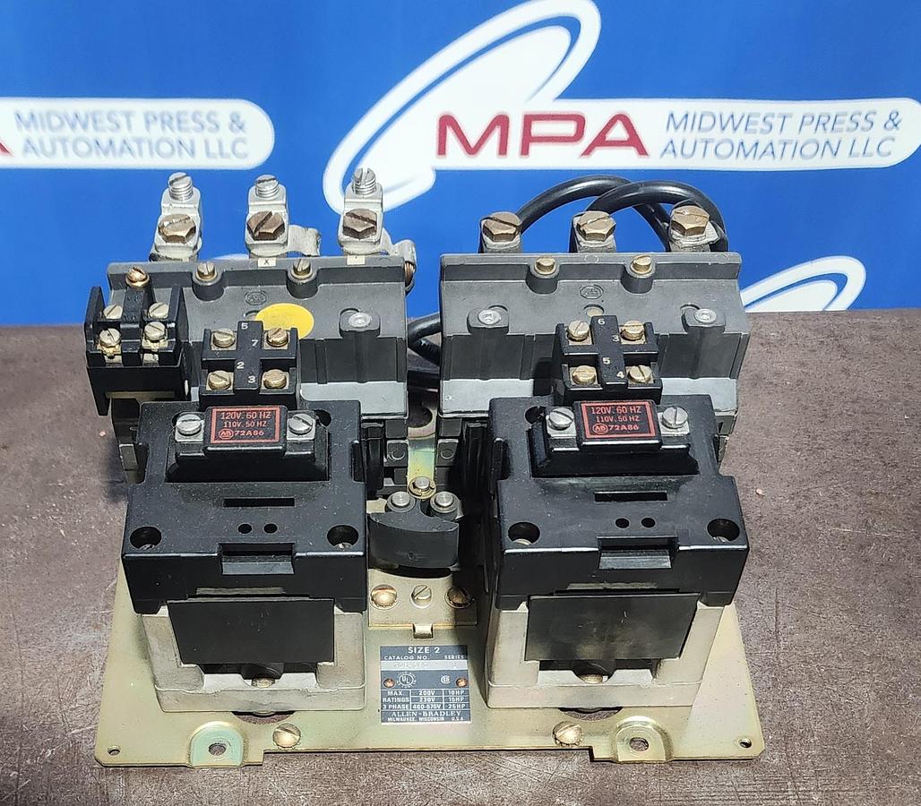 Used Allen-Bradley 705-CAD Size 2 Reversing Starter