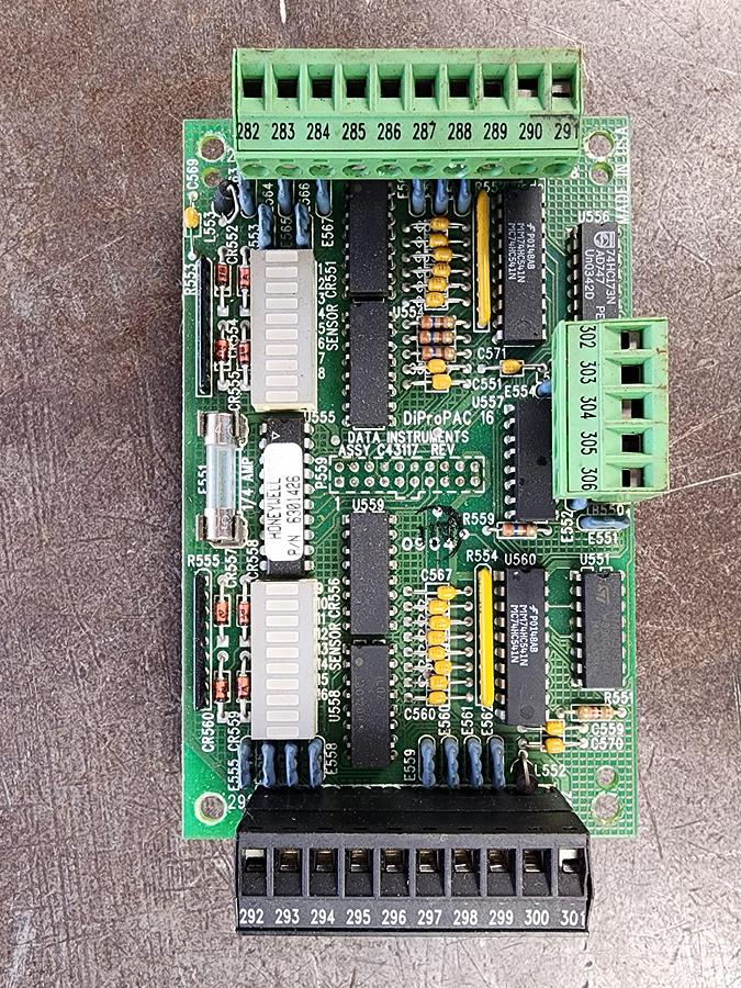 Used Wintriss C43117 DiProPAC 16 Board