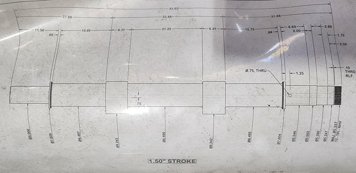 MPA P2-150 Crankshaft 1.5" Stroke