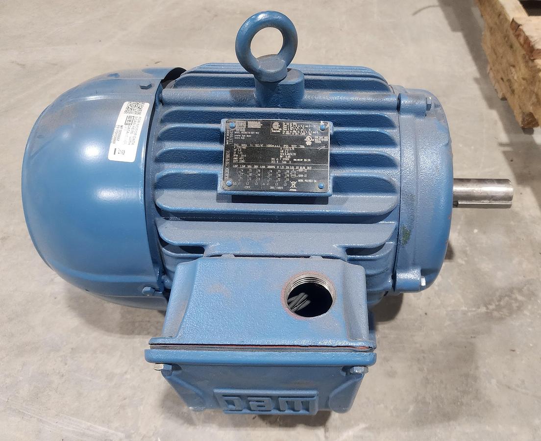 Weg W22 00336ET3E182T-W22 3515 RPM 60 Hz 2.2kw 3 HP Motor