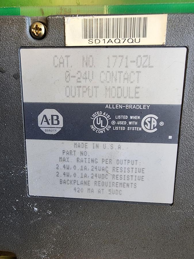 Used Allen-Bradley Bulletin 1771 Modules Lot *Lot of 13 Modules*