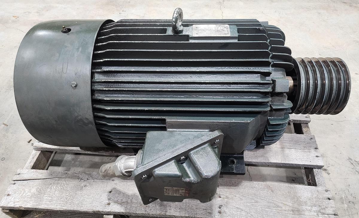 Used Toshiba B1004FLF3USH03 Frame: 405T 75 KW 100 HP Motor -Like New-