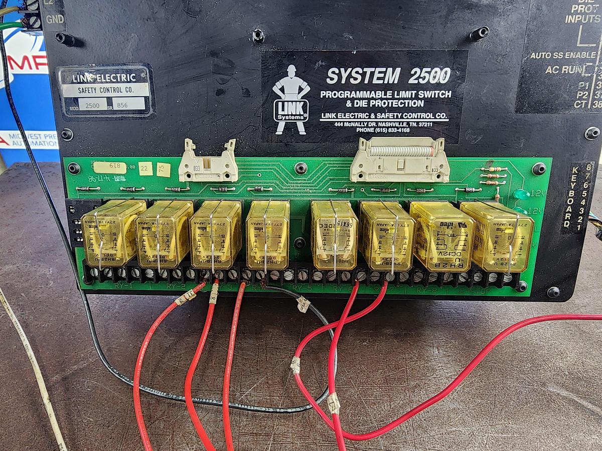 Used Link Electric Model: 2500 System 2500 Programmable Limit Switch & Die Protection