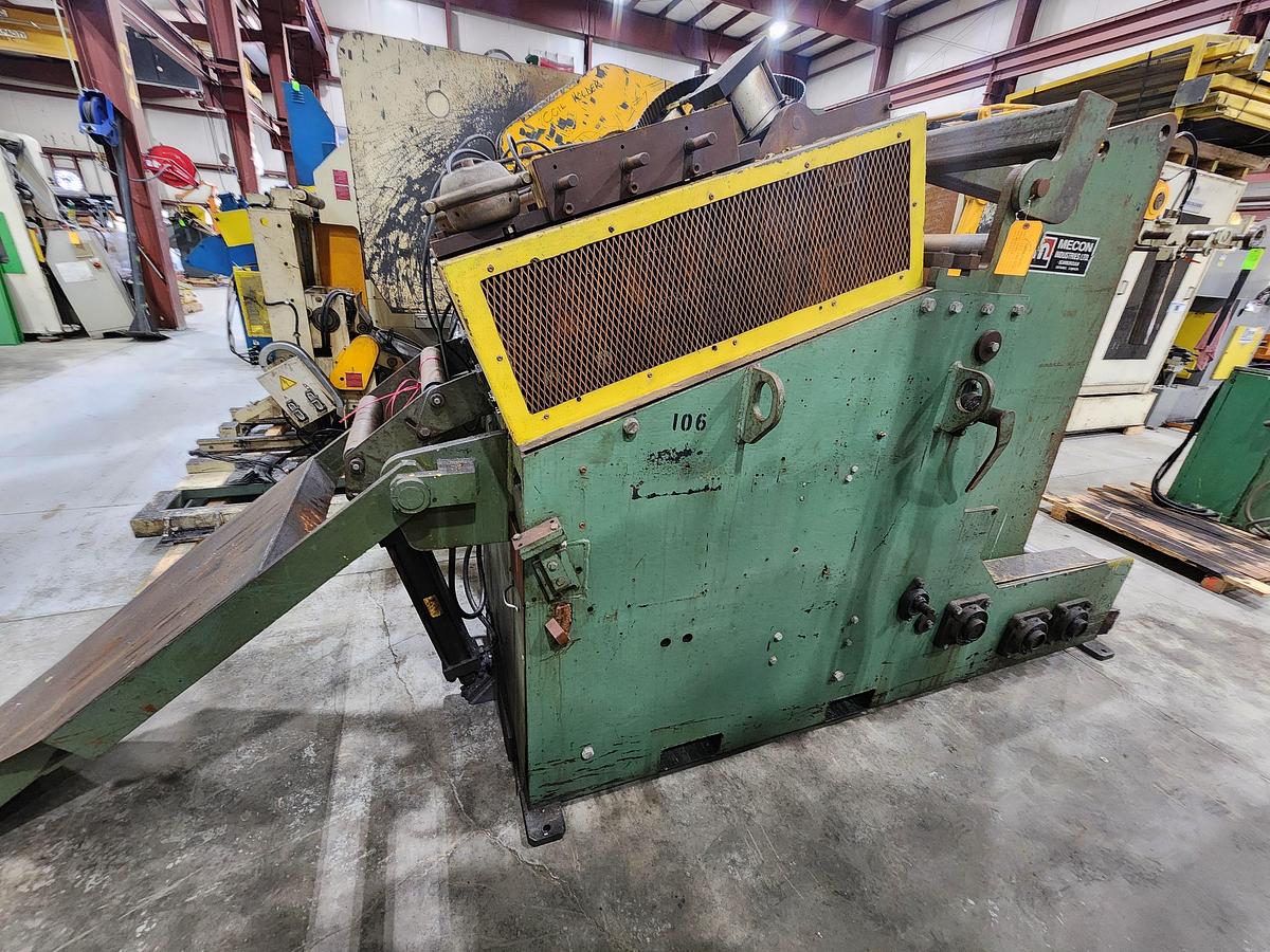 Used 24" WIDE x 20,000 LB MECON CRADLE STRAIGHTENER