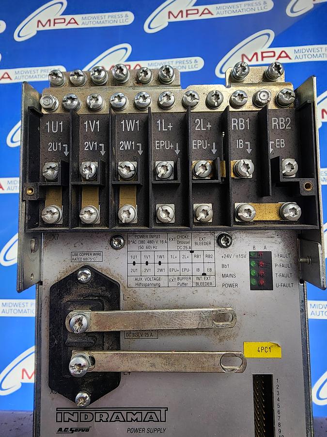 Used Indramat TVD1.3-08-03 AC Servo Power Supply TVD 1.3-08-03