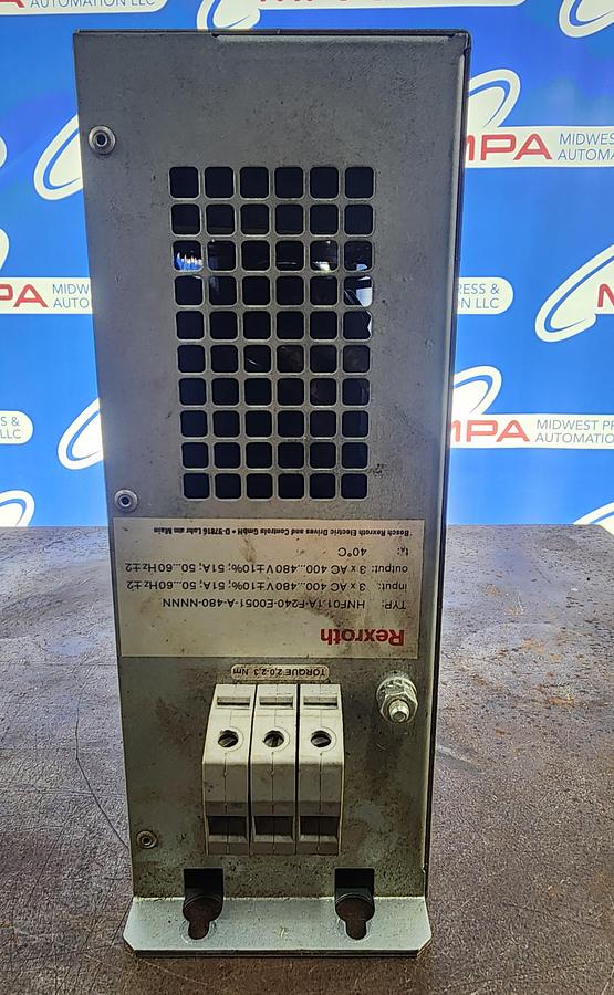 Used Rexroth HNF01.1A-F240-E0051-A-480-NNNN / R911307937 Indradrive Servo Drive