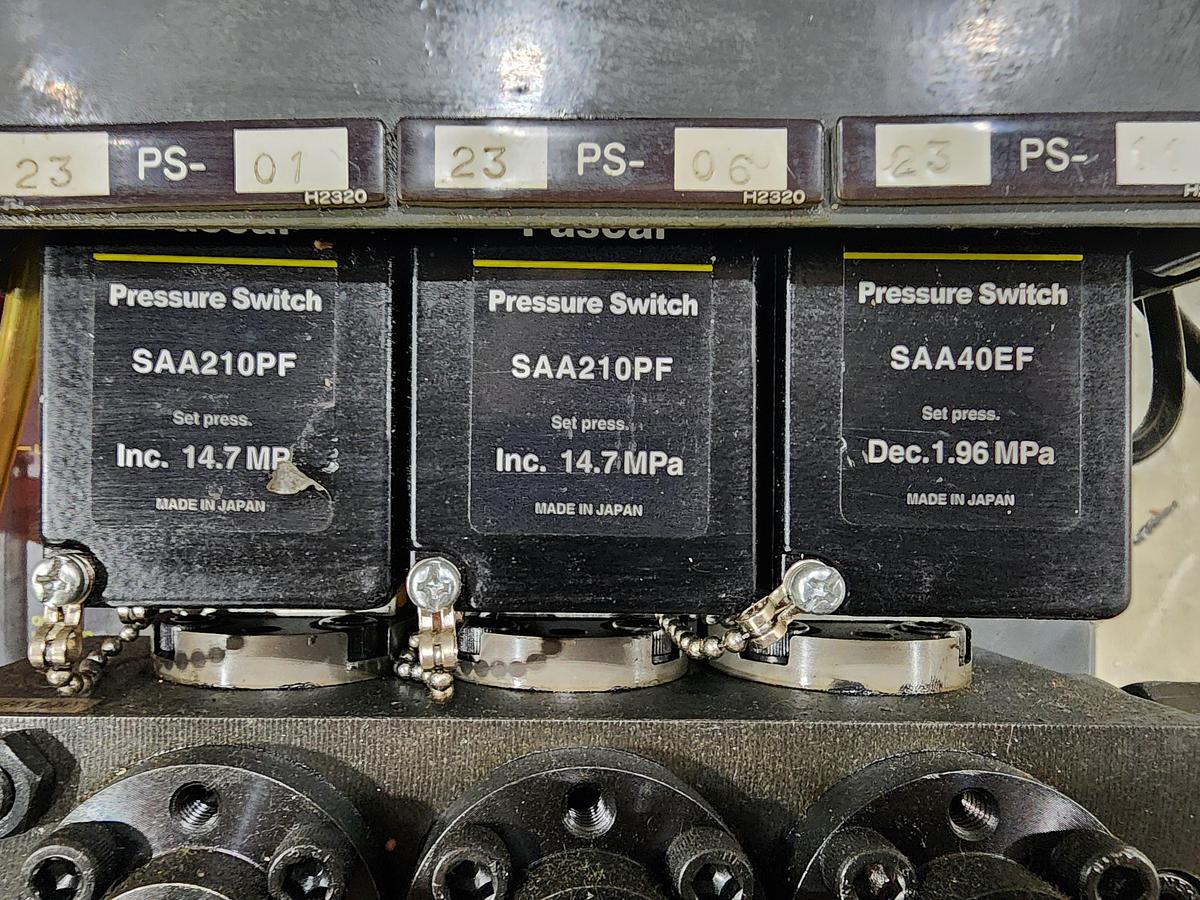 Used Pascal Corp. Model: HCS Control Unit / SAA210PF Pressure Switches