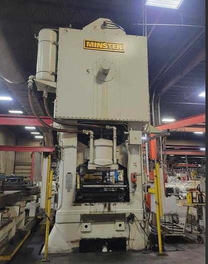 Used 1,000 TON MINSTER E2-1000-144 X 60 STRAIGHT SIDE PRESS