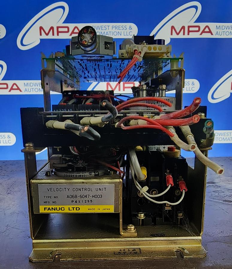 Used Fanuc A20B-0009-0320/ A06B-6047-H003 Velocity Control Unit