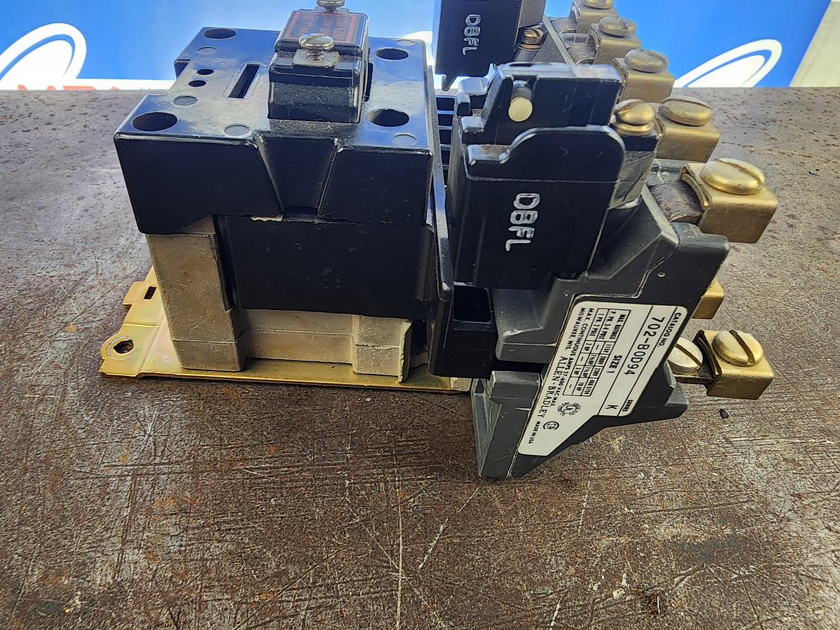 Used Allen-Bradley 702-BOD94 Size 1 Contactor 702-B0D94