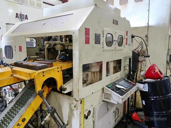 Used AIDA MODEL PMX-L2-6000(1) STRAIGHT SIDE PRESS & FEEDLINE