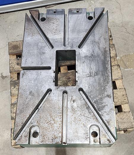 Used Bolster Plate off Minster # 5 / 29" x 18" x 4.5"