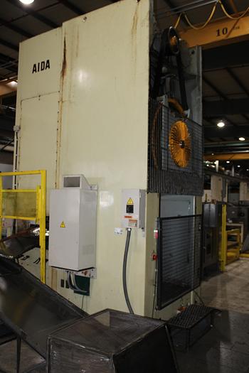 Used 550 TON AIDA MODEL S1-5000(E) STRAIGHT SIDE PRESS