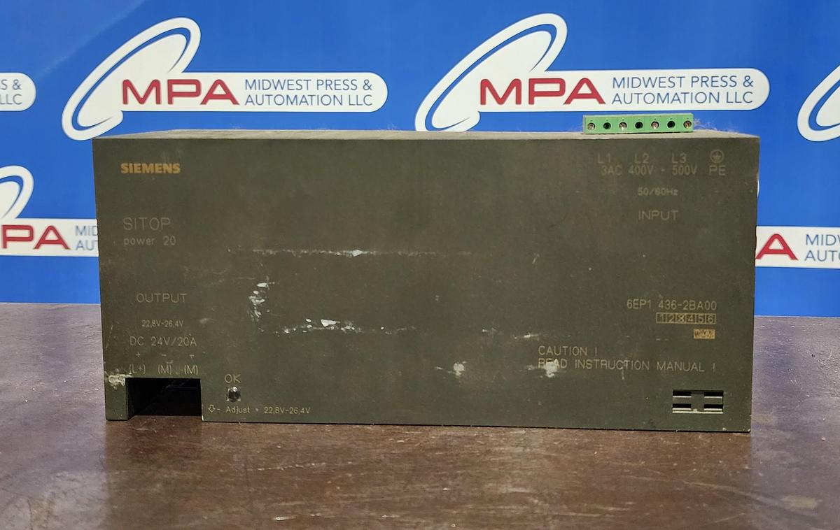 Used Siemens 6EP1436-2BA00 Sitop Power 20