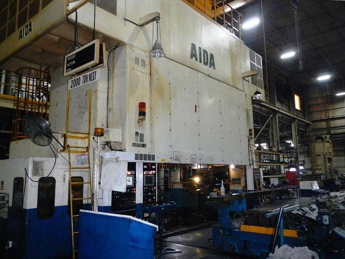 Used 2003 2000 Ton Aida Transfer Press TMX-S2-20000(2)