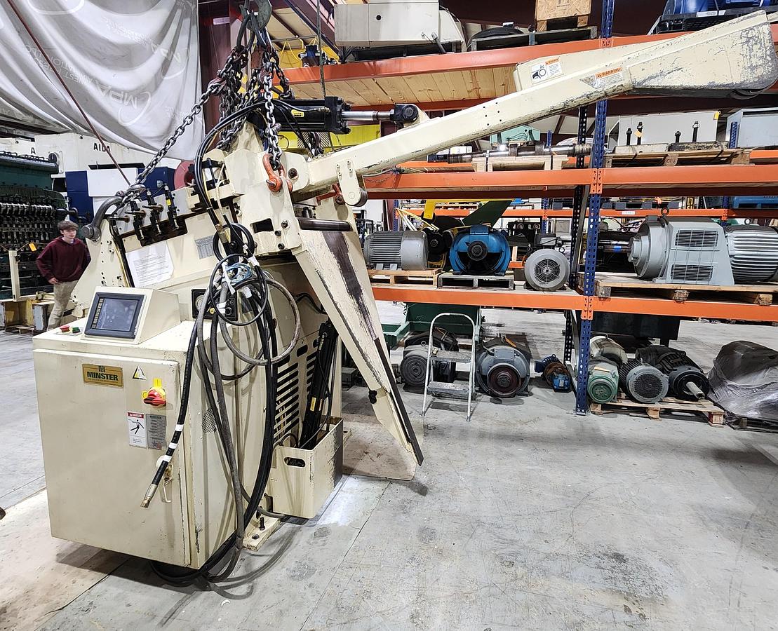 Used 20" WIDE MINSTER FEED LINE