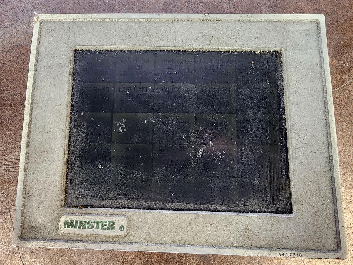 Used MINSTER 491-0415 Monitor Flow Board / 490-0318 Display