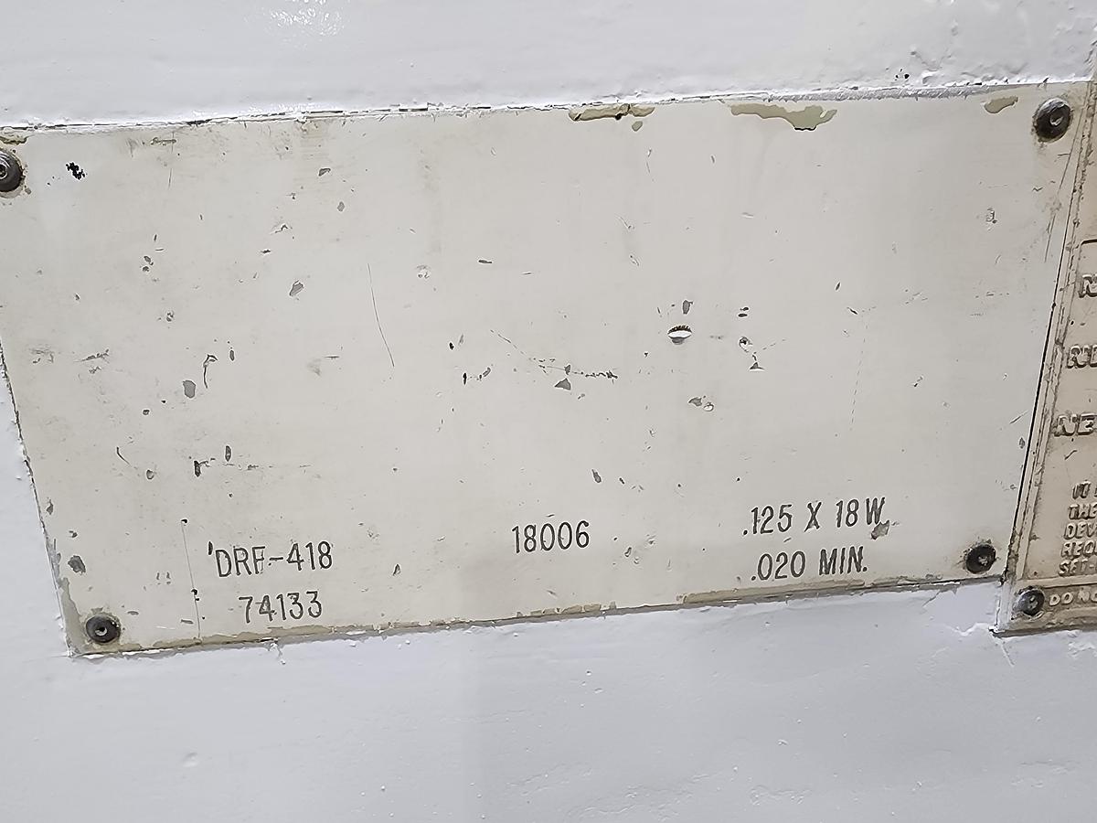 Used 18" DALLAS SERVO CABINET STYLE FEEDER