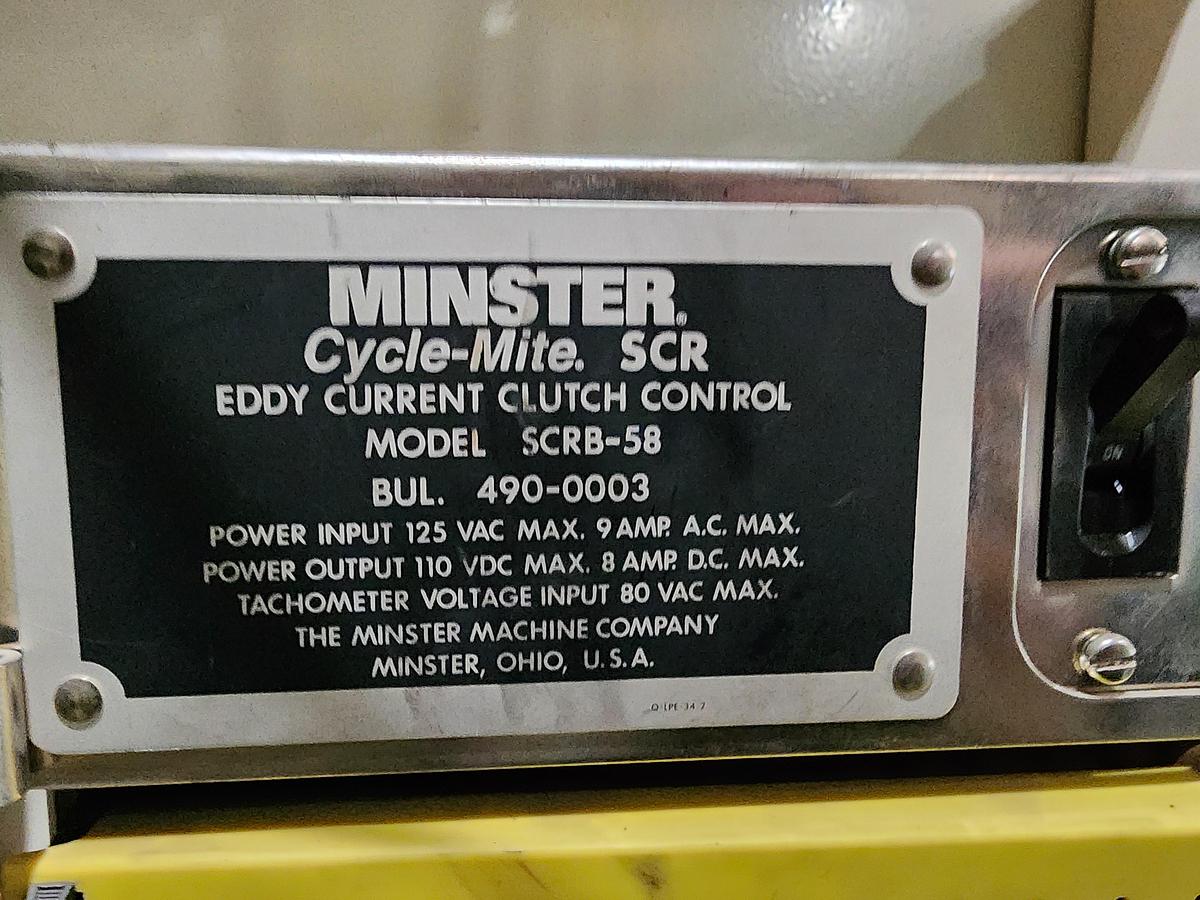 Used 1997 MINSTER MODEL P2-150 STRAIGHT SIDE PRESS