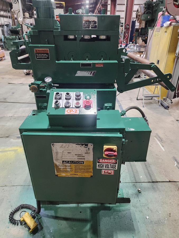 Used 30" LITTELL POWERED COIL STRAIGHTENER