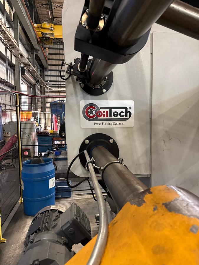Used 2012 AIDA TMX-S2-1200 STRAIGHT SIDE PRESS w/COILTECH FEED LINE