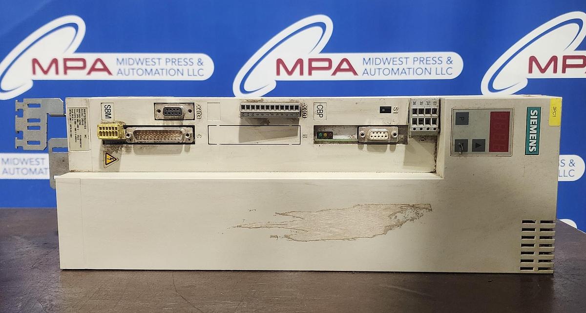 Used Siemens 6SE7022-1EP50-Z Masterdrives MC AC/AC Drive
