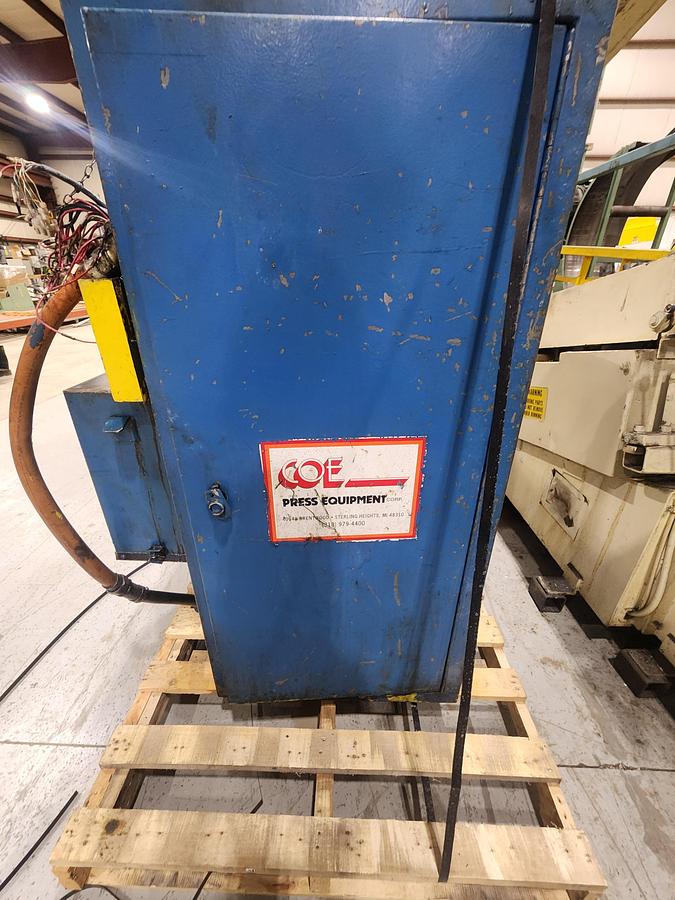 Used 15,000 LB x 24" WIDE COE COMPLETE COIL FEED LINE