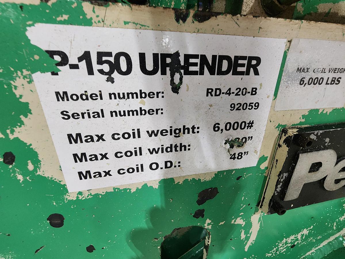 Used 20" x 6,000 LB PERFECTO FEED LINE