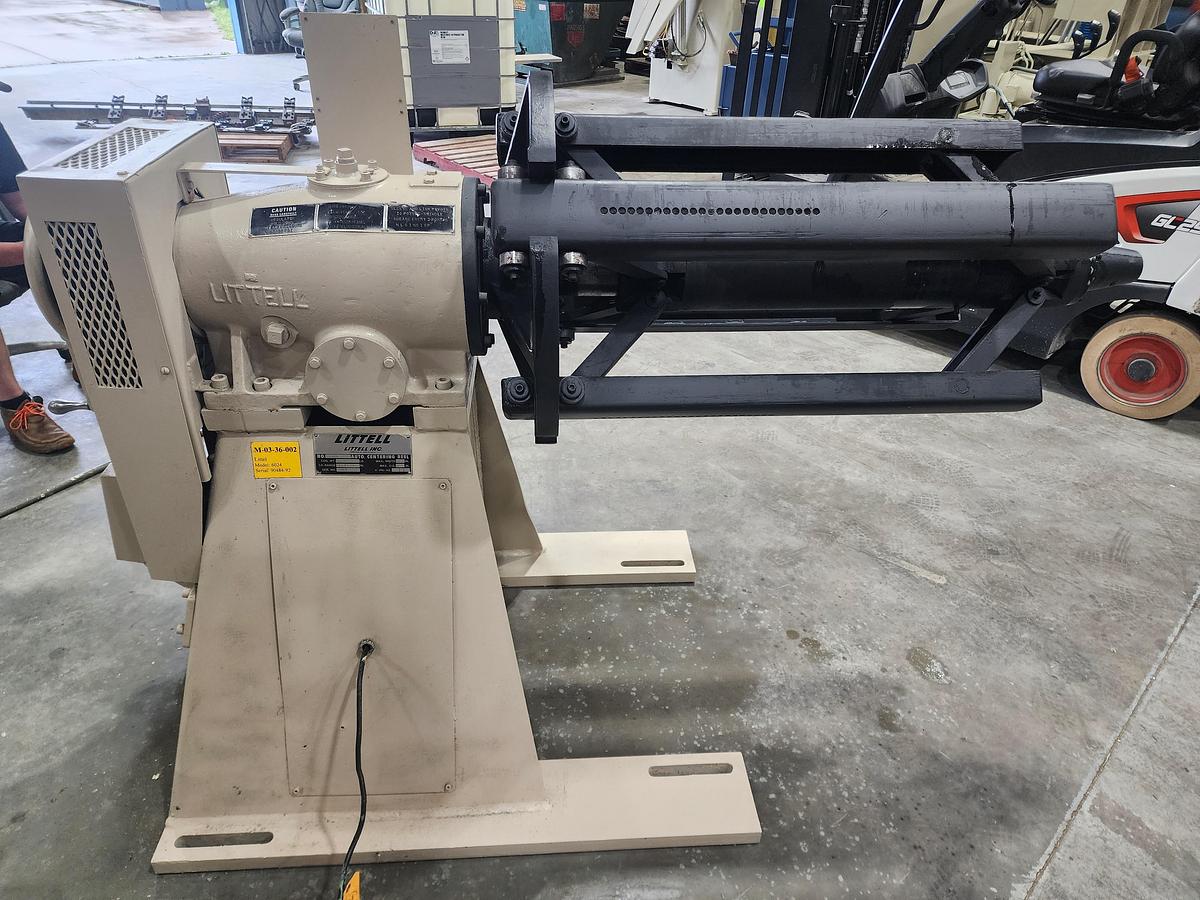Used 6,000 LB LITTELL AUTO CENTERING REEL